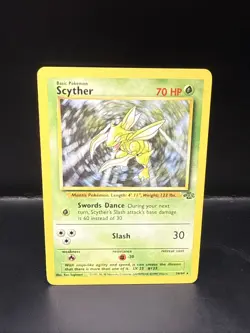 Pokemon Scyther TCG Jungle Non-Holo Rare Card 26/64 Unlimited - Image 2