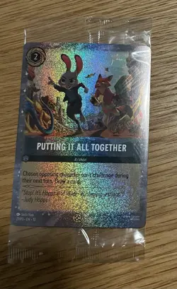 Zootopia 2 “Putting It All Together” Disney Lorcana Promo Trading Card SEALED - Image 1