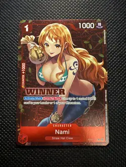 Nami ST01-007 (Tournament Pack Vol. 3) WINNER - One Piece Promotion Cards NM - Image 1