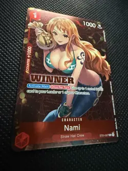 Nami ST01-007 (Tournament Pack Vol. 3) WINNER - One Piece Promotion Cards NM - Image 3