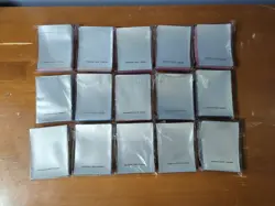 Pokemon ETB/UPC Card Sleeve Lot Of 15 Packs New Sealed - Image 2
