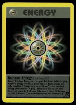 Pokemon Card - Rainbow Energy Team Rocket 80/82 Rare - Image 1