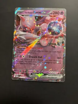 Team Rockets Mewtwo EX 081/182 Destined Rivals Holo Ultra Rare Card NM Condition - Image 1