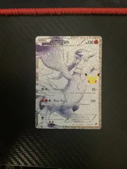 Reshiram 113/114 Celebrations Holo Full Art Ultra Rare Pokemon Card TCG NM - Image 1
