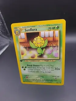 Sunflora 1st Edition - 50/111 - Uncommon Pokemon Card - Neo Genesis 2000 WOTC LP - Image 3