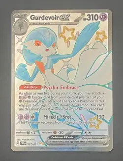 Pokemon Card Gardevoir EX 217/091 Paldean Fates - Near Mint - Image 1