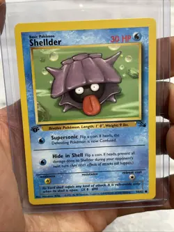 Shellder 54/62 1998 1st Edition Fossil Pokemon Card NM/MT Vintage Vtg Nintendo - Image 2