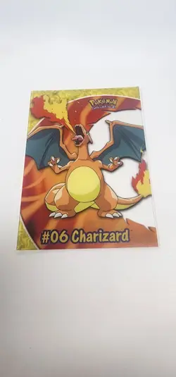 2000 TOPPS POKEMON TV ANIMATION CLEAR CARDS #PC3 CHARIZARD - Image 1