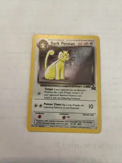 Dark Persian 17 Holo Black Star Promo WOTC Pokemon Card - Swirl 🌀 - Image 1