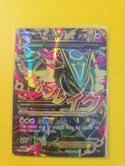 Pokemon TCG Mega M Rayquaza EX Roaring Skies Full Art Card 105/108 - Image 1
