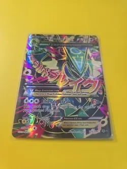 Pokemon TCG Mega M Rayquaza EX Roaring Skies Full Art Card 105/108 - Image 2