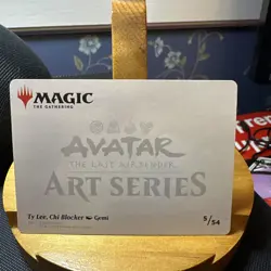 Ty Lee, Chi Blocker Art Card 5/54 MTG ATLA - Image 2