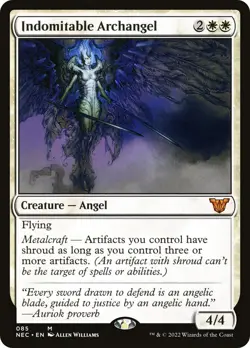 MTG Indomitable Archangel - Kamigawa: Neon Dynasty Commander #085 - Image 1