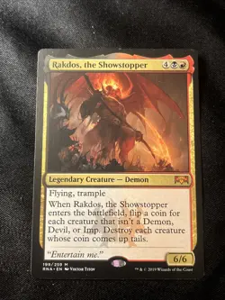 Rakdos, the Showstopper Ravnica Allegiance 199 NM/VLP - Image 1