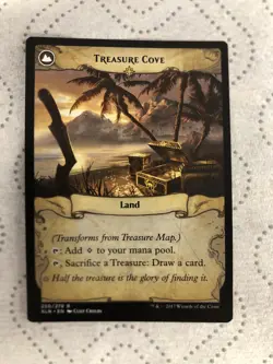 Treasure Map / Treasure Cove - Ixalan - Magic The Gathering MTG Rare 250/279 NM - Image 2