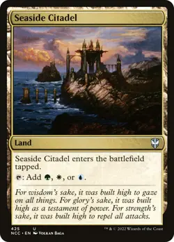 MTG Seaside Citadel - Streets of New Capenna Commander #425 - Image 1