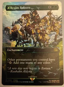 A Realm Reborn (Borderless) (Chocobo Track Foil) Final Fantasy Foil - Image 1