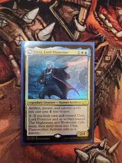 Urza, Lord Protector - Foil- Brother's war MTG Magic the Gathering NM - Image 1
