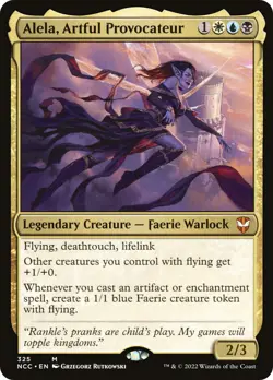 MTG Alela, Artful Provocateur - Streets of New Capenna Commander #325 - Image 1