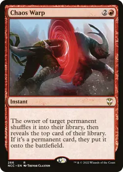 MTG Chaos Warp - Streets of New Capenna Commander #266 - Image 1