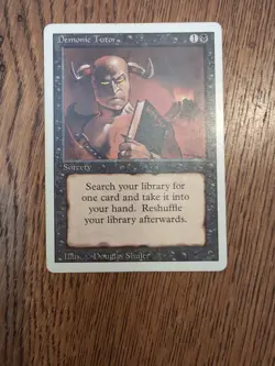 Magic The Gathering Demonic Tutor - Image 1