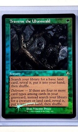 2025 MTG Magic the Gathering Innistrad Remastered Foil Traverse the Ulvenwald - Image 1