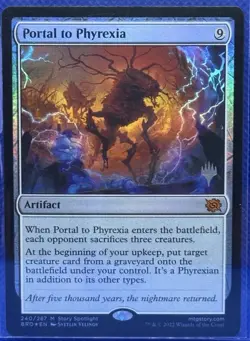 Portal to Phyrexia Planeswalker Stamped Promo Foil The Brothers’ War - Image 1
