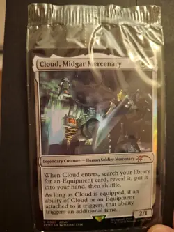 Cloud, Midgar Mercenary Unique and Miscellaneous Promos Foil SEALED - Image 1