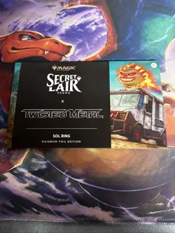 MTG Sol Ring, Secret Lair Promo x Twisted Metal, Sealed Foil - Image 1