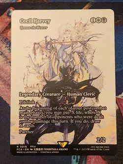 MTG Final Fantasy - Cecil Harvey / Tymna The Weaver NM - Image 1