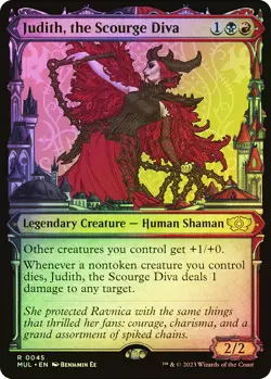 MTG FOIL Judith, the Scourge Diva Showcase - Multiverse Legends #045 - Image 1