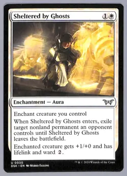 Sheltered by Ghosts - 30 - Duskmourn: House of Horror (DSK) MTG - Image 1