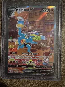 Pokemon TCG Machamp v Sword & Shield Astral Radiance Full Art Card 172/189 - Image 1