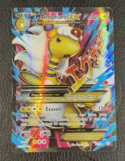 Mega Ampharos EX - 88/98 - Pokemon Ancient Origins Full Art Ultra Rare Card LP - Image 1