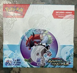 Pokemon TCG: Journey Together Enhanced Booster Box w Promo - Image 1