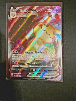 POKEMON - MIMIKYU VMAX 069/172 - BRILLIANT STARS - ENG - ULTRA RARE - NEARMINT - Image 1