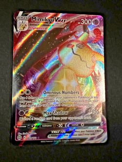 POKEMON - MIMIKYU VMAX 069/172 - BRILLIANT STARS - ENG - ULTRA RARE - NEARMINT - Image 2