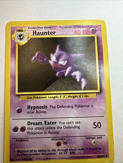 Pokemon TCG - Base Set - Haunter 29/102 - Uncommon - Vintage 1999 - LP - English - Image 1