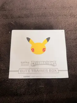 Pokemon TCG Celebrations 25th Anniversary Factory Sealed Elite Trainer Box NEW - Image 1