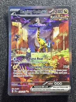 Raging Bolt ex 208/162 Pokemon TCG Temporal Forces Special Illustration Rare NM - Image 1