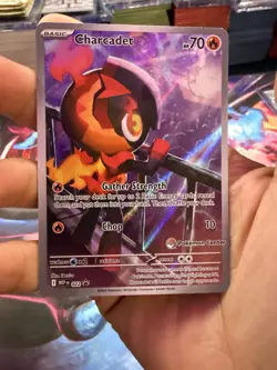 Charcadet - 022 (Pokemon Center Exclusive) 022 Me: Mega Evolution Promo Holo - Image 3