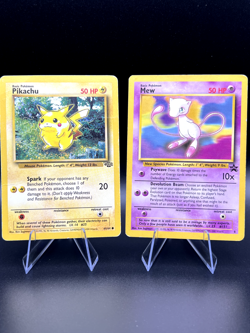Pokemon Pikachu #60/64 Jungle | Mew #8 WoTC Black Star Promo Vintage Set - Image 3