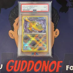 PSA 9 MINT 2022 Pokemon Lost Origin RADIANT STEELIX #124 Ultra Rare Holo - Image 1