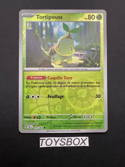 Carte Pokemon Tortipouss Reverse 010/162 / EV Forces Temporelles EV5 / NEUF FR - Image 2