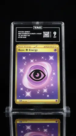 ‼PSYCHIC ENERGY 2023 POKEMON SCARLET & VIOLET 151 SET #207/165~ TAG GRADE 9!💨 - Image 1