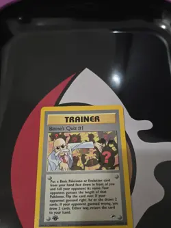 Blaine's Quiz #1 1st Ed. Pokemon Gym Heroes #97 2000 - Image 3