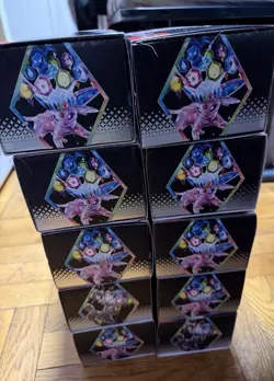 2x EMPTY Pokemon Scarlet & Violet Prismatic Evolutions Surprise Box w/dividers - Image 2