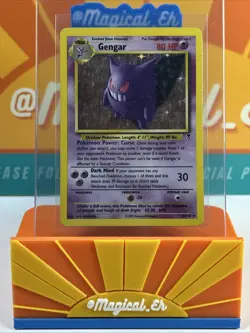 Gengar #11 Holo Rare Pokemon TCG 2002 Legendary Collection (LC) MP - Image 1