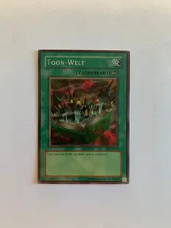 Yugioh Karte: Toon-Welt (SRL-G076) - Super Rare, Deutsch , Vintage - Image 3
