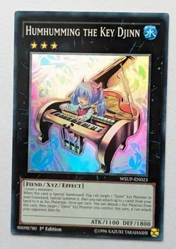 Humhumming the Key Djinn - WSUP-EN023 - Super Rare - 1st Edition Yugioh - Image 1